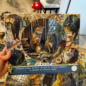 Sherlock ‘Purrlock’Holmes Cat Jigsaw Puzzle - 2000 piece